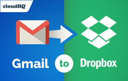 CloudHQ Gmail to Dropbox integration for cloud file backup and email productivity