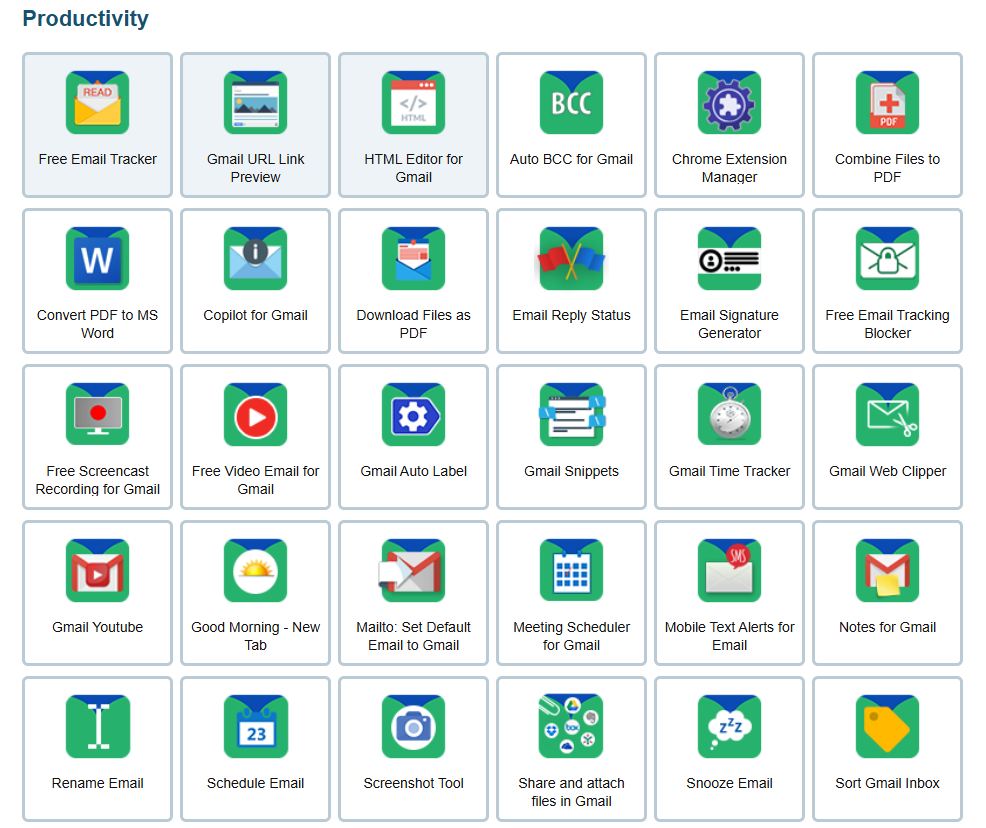 CloudHQ Gmail productivity tools and extensions to improve email workflow and automation