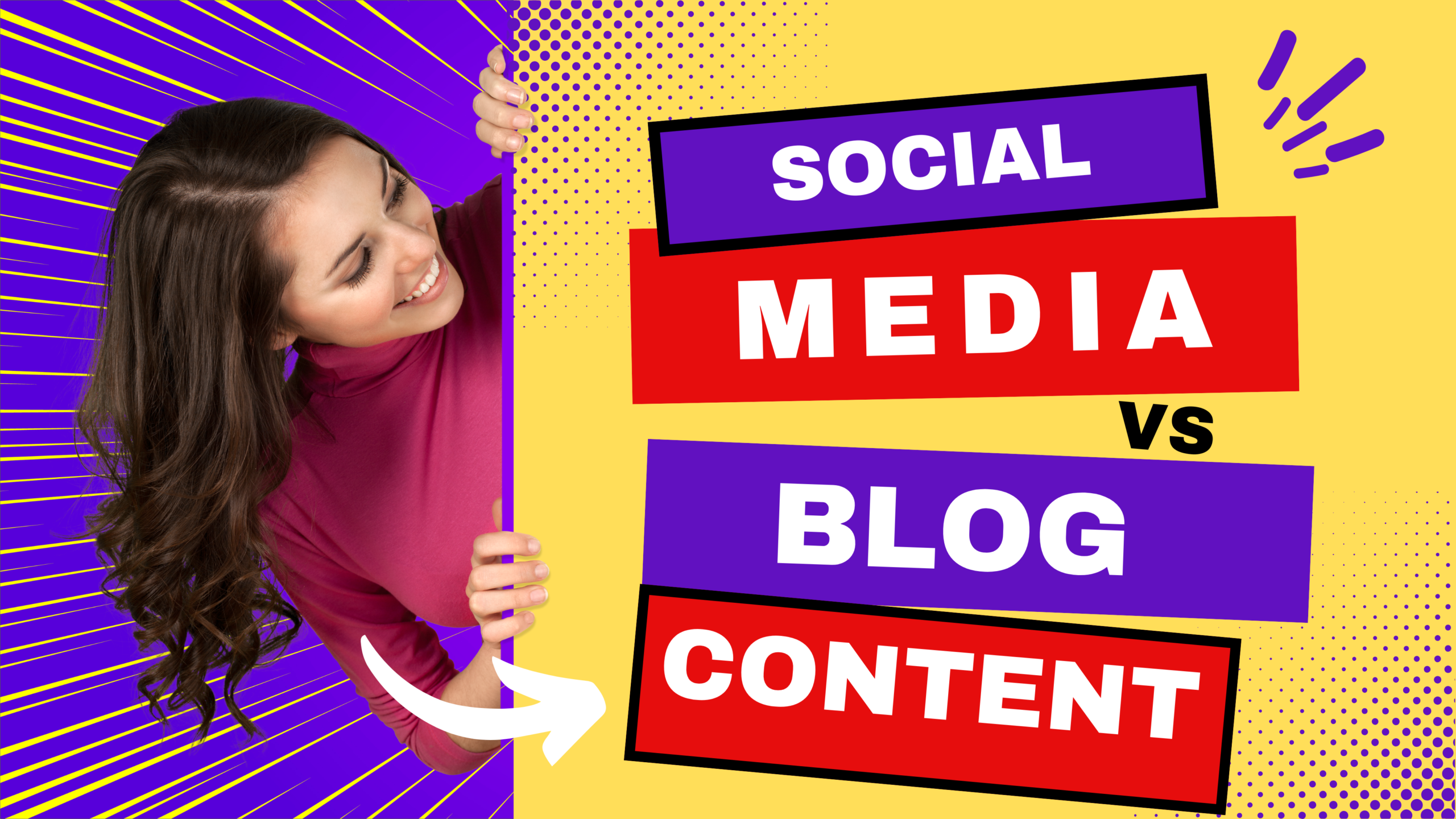Blogs vs Social Media Marketing comparison showing blog content, social media content, and content marketing strategy for digital marketing success.